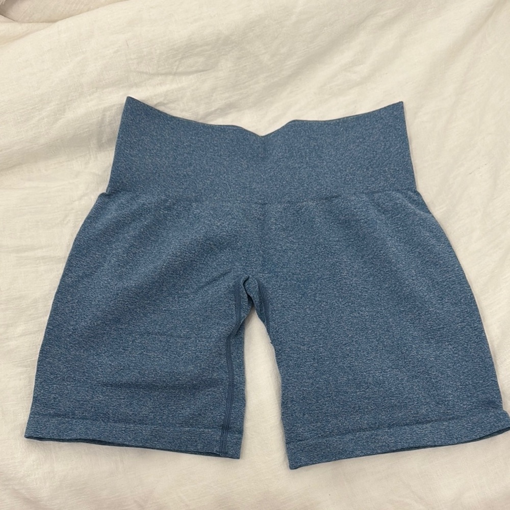 NVGTN Blue Bike Shorts Elastic Waistband